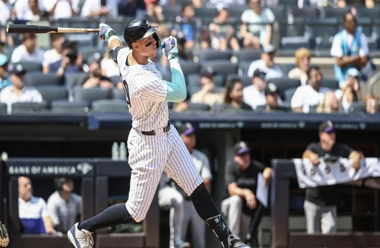 Aaron Judge Hits Two Homers As Yankees Rout Rockies