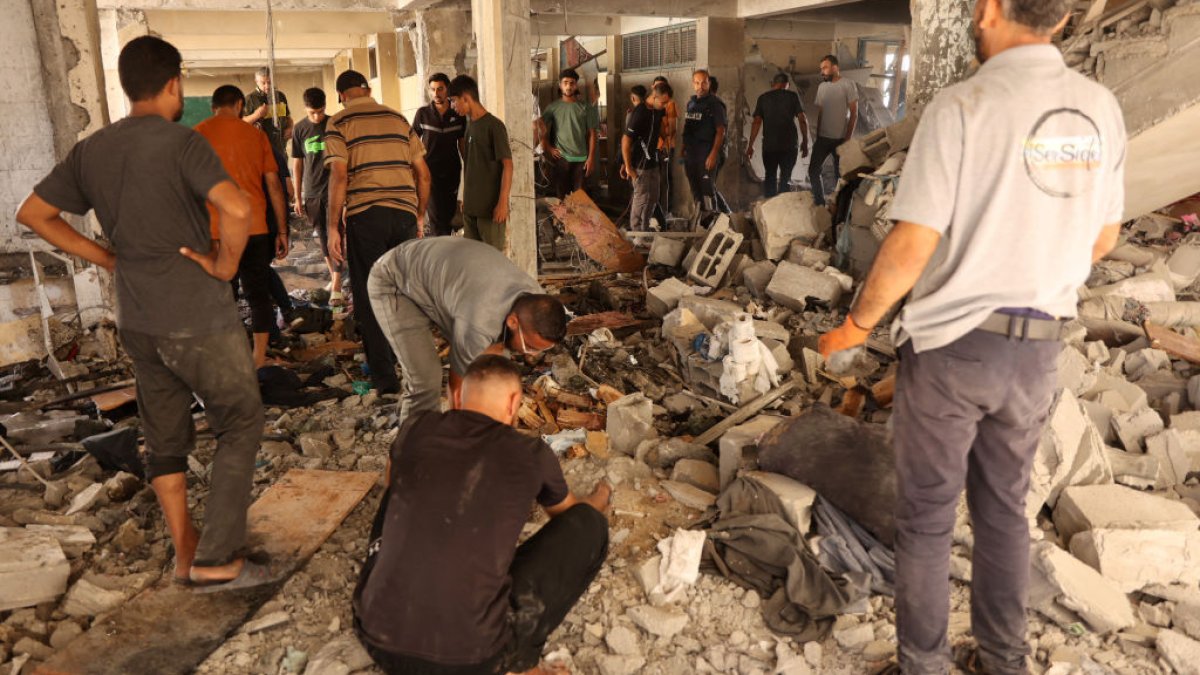 Israeli attack on Gaza school leaves at least 22 dead, says Health Ministry
