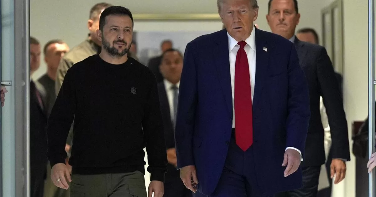 Trump and Zelenskyy meet in New York amid questions about US support for Ukraine
