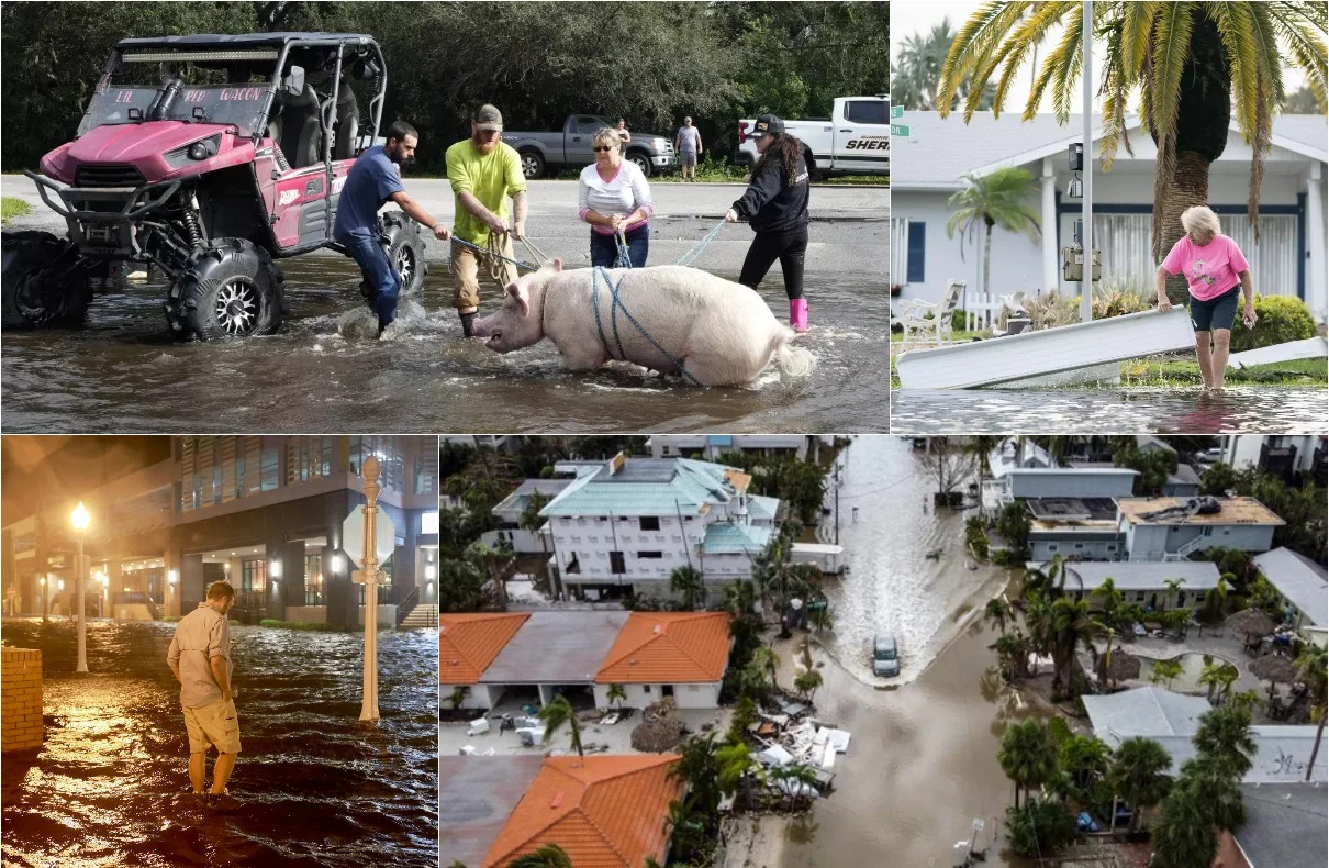 Floods Continue To Persist In Florida After Milton