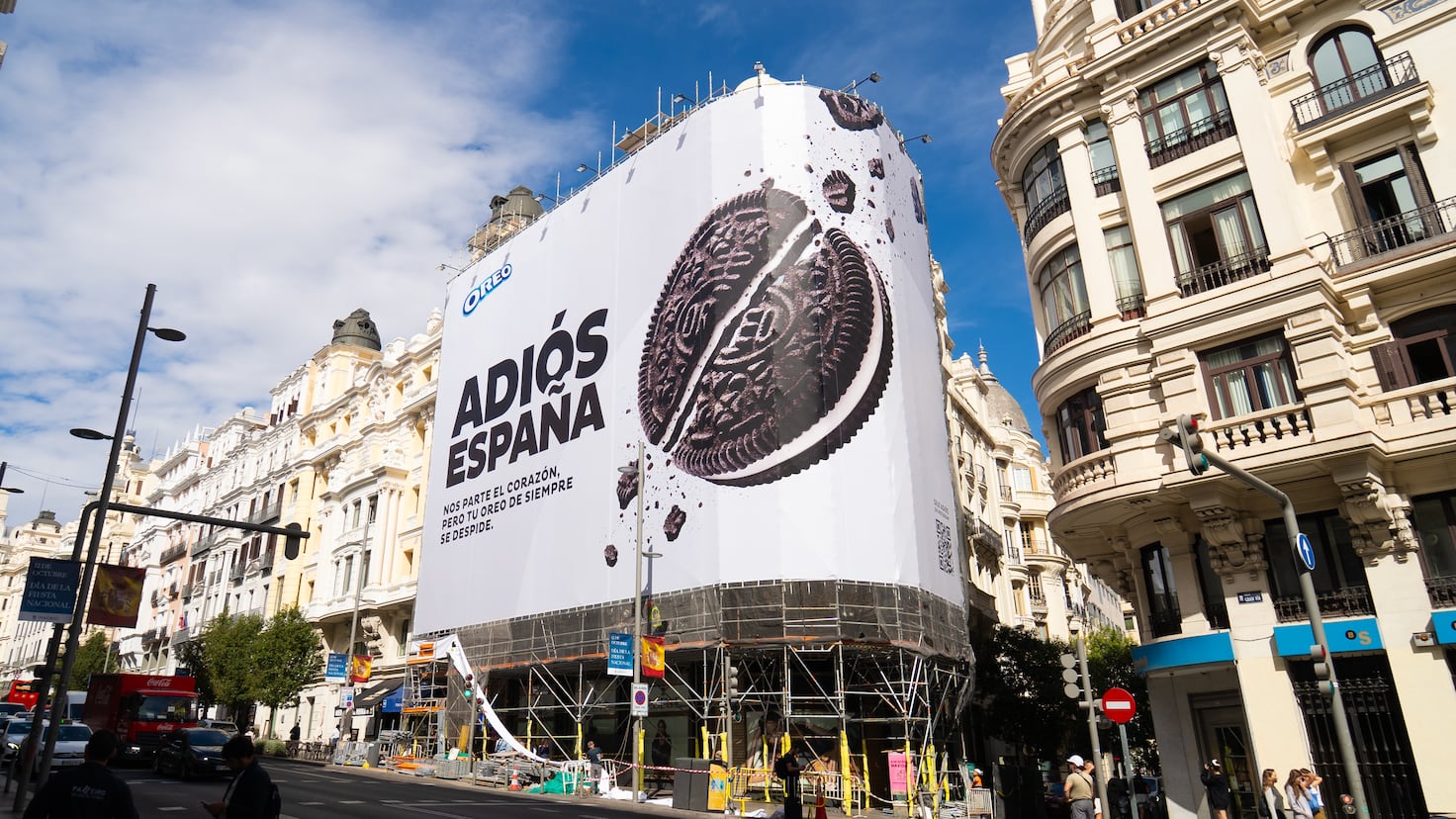 Goodbye to Oreo cookies in Spain: the company's mysterious campaign
