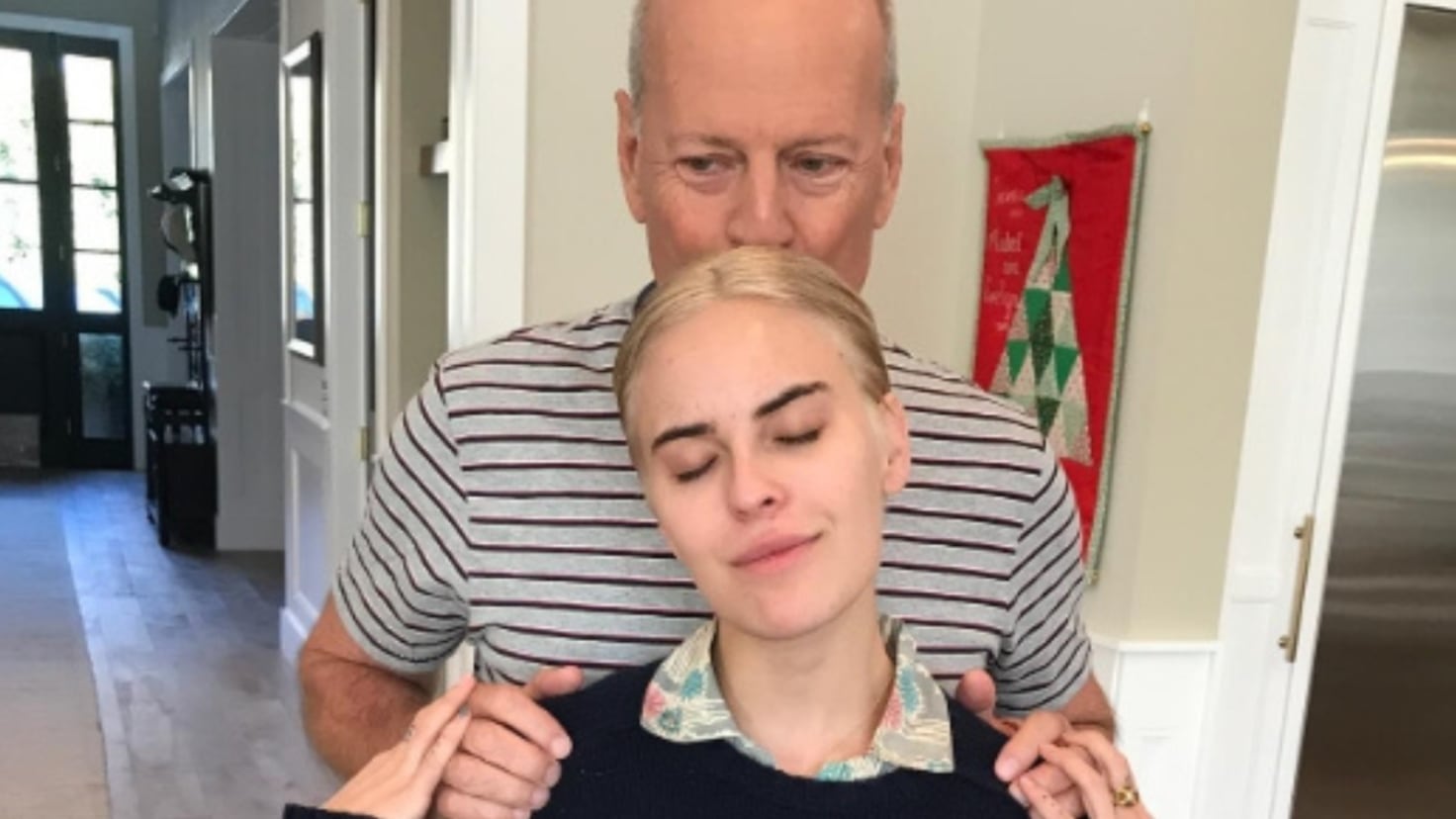 The exciting photographs of Bruce Willis' daughter with her father
