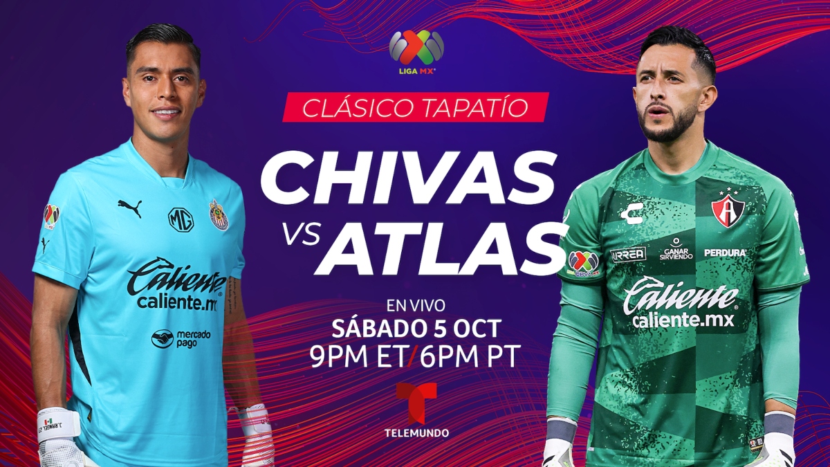 Watch the classic Guadalajara between Chivas and Atlas, live and on Telemundo