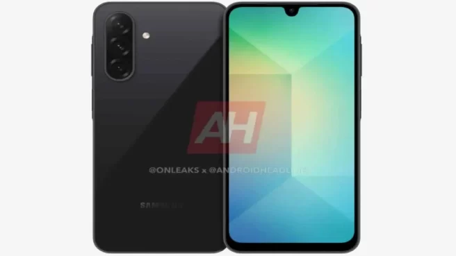 First Look Of Samsung Galaxy A26 Phone! Render Leaked With 3 Cameras, Flat Display