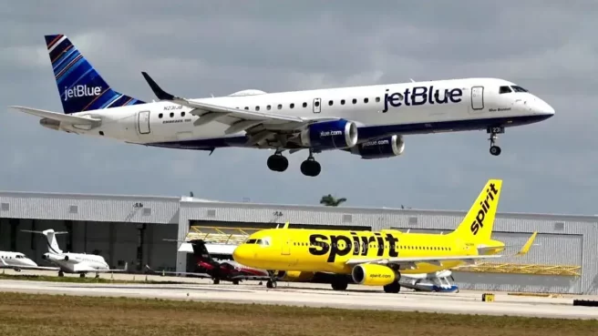 Spirit Airlines And Jetblue